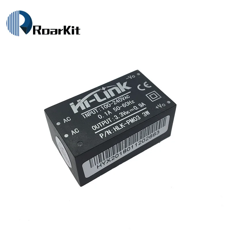 HLK-PM01 HLK-PM03 HLK-PM12 AC-DC 220V 5 V/3,3 V/12 V Мини модуля питания, интеллигентая(ый) бытовой выключатель питания модуль