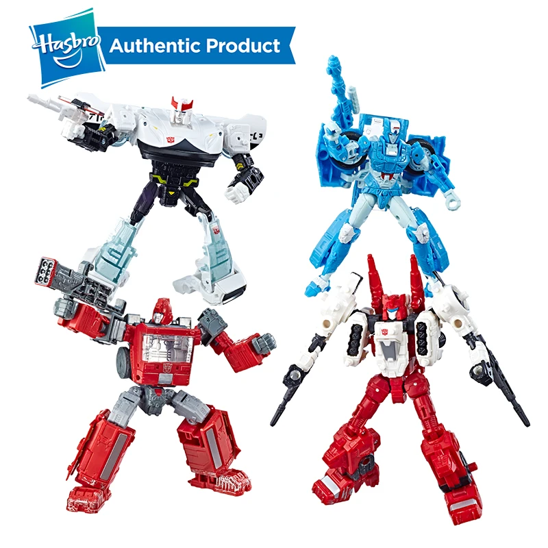 

Hasbro Transformers 5.5-Inch Generations War for Cybertron Deluxe Action Figure Ironhide Chromia Prowl Sixgun Model Vehicle W24