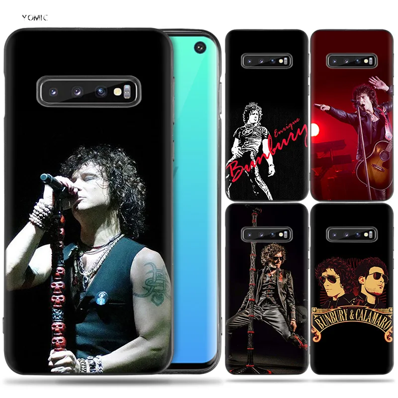 

Silicone Case Coque for Samsung Galaxy S8 S9 S10 Lite Plus S10e 5G S7 Edge S8+ S9+ S10+ Note 8 9 Bunbury Rock Singer