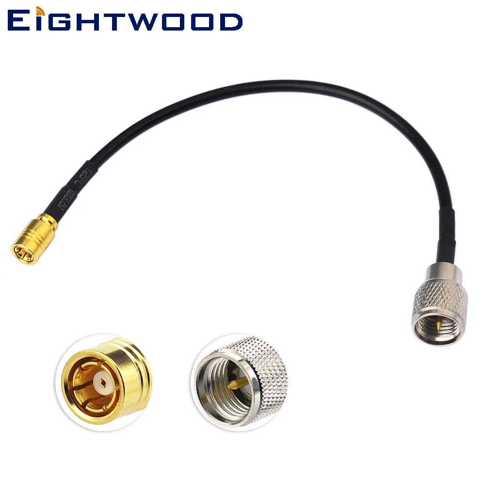 Кабель адаптер для спутниковой радиоантенны Eightwood Car DAB штепсельная вилка SMB Mini UHF