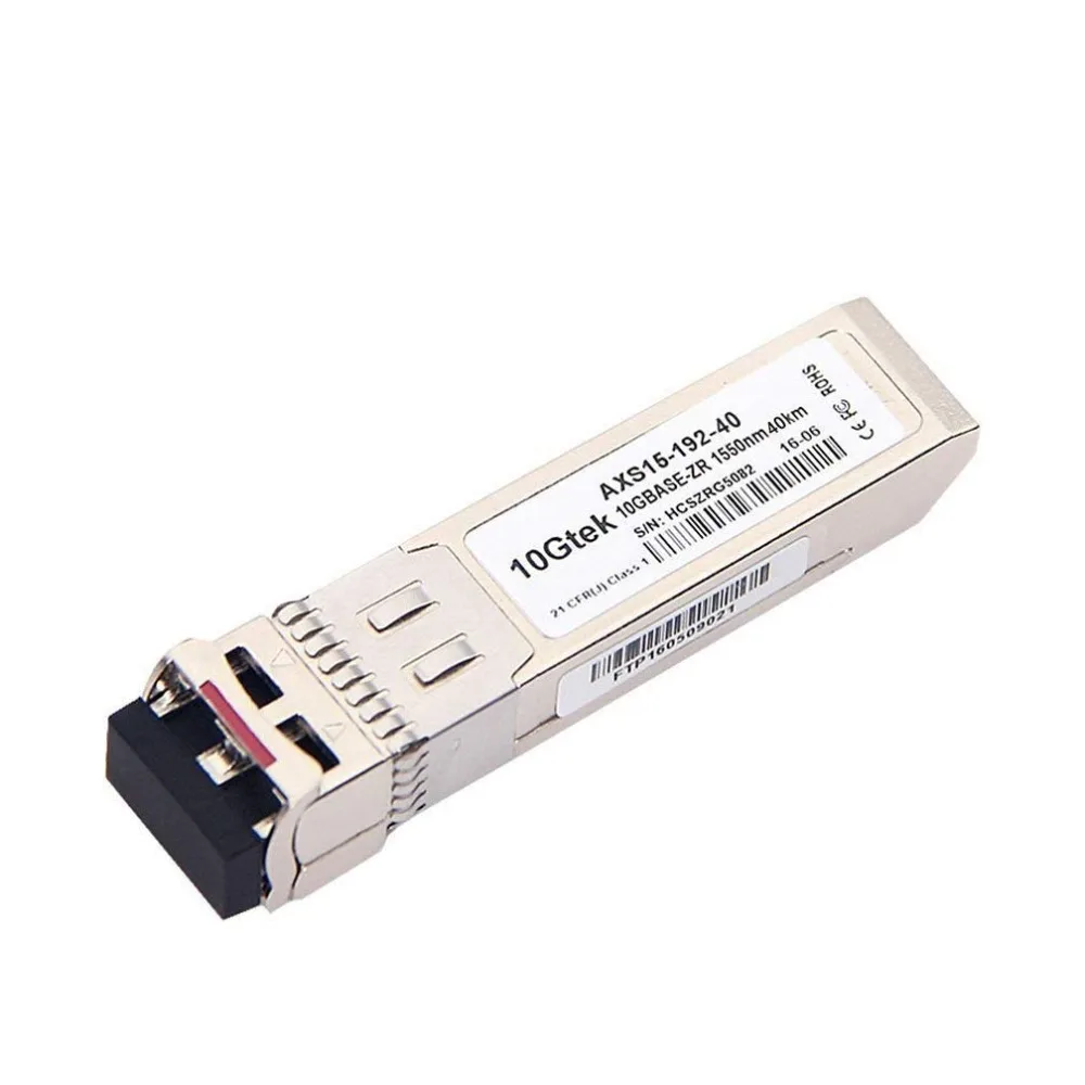 10 Gtek 10 ГБ 40 км SFP ER для SFP-10G-ER 10 г SFP + волоконно-оптический трансивер модуль SMF 1550nm также для Ubiquiti Mikrotik и т. д