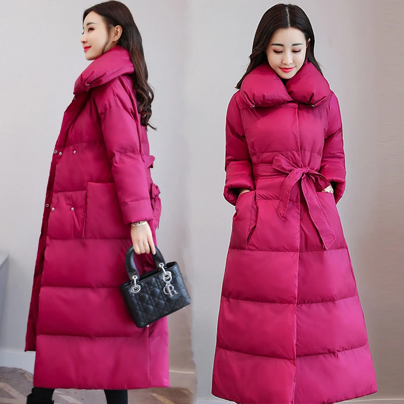 

Winter Jacket Women Down Cotton Padded Parka 2018 Thick Women Quilted Parkas Long Winter Woman Coat Windproof Women's Jackets