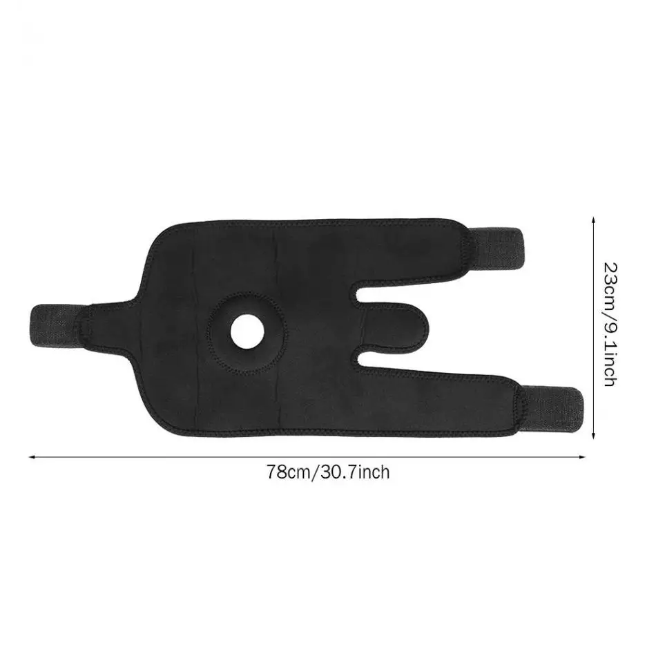 1 шт. Регулируемый поддерживающий наколенник для ног, фиксатор с застежкой, спортивный баскетбольный наколенник для фитнеса, наколенник