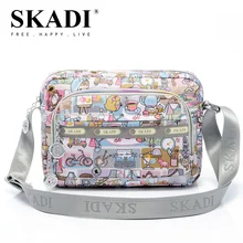 SKADI Lässige mode 2016 frauen mehrfach frauen horizontale kleine handtasche der frauen umhängetasche