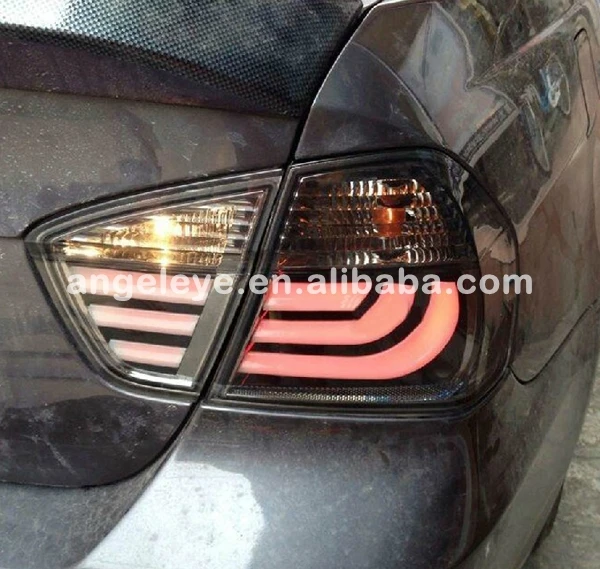 

FOR BMW E90 320i 323i 325 330 335 LED Rear Light 2005 TO 2008 year Smoke Black TJ