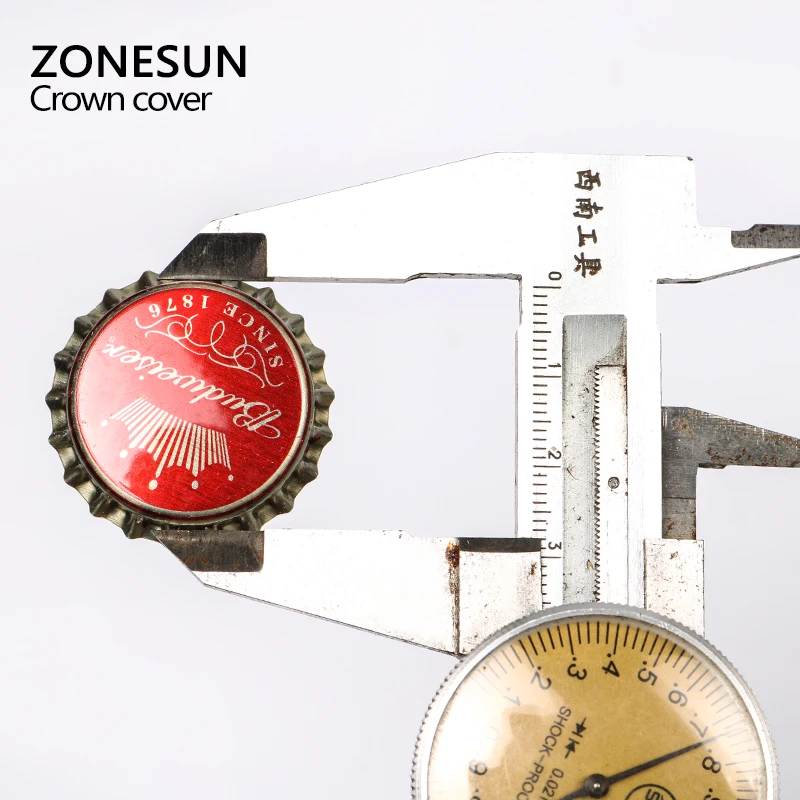 ZONESUN машина для укупорки пивных бутылок Ручной Пивной герметичные крышки машинка для закупорки пива укупорочная машина для мягких напитков укупорочная машина для газированной воды