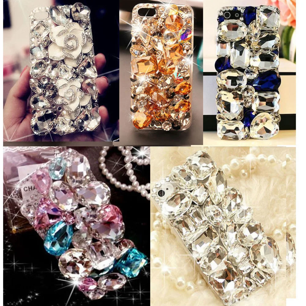 Cute 3D Bling Crystal Diamonds Rhinestone Hard Back Case
