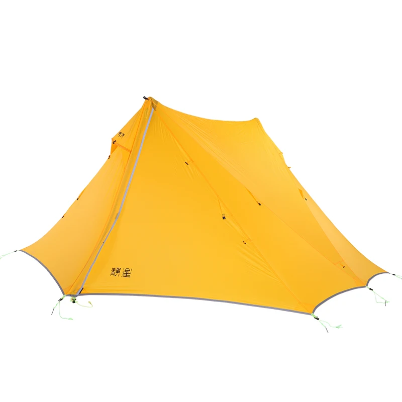 ASTAGEAR rainstorm 2 человек наружная Сверхлегкая палатка для кемпинга 3 сезона профессиональная 15D силиконовая Брезентовая палатка - Цвет: yellow