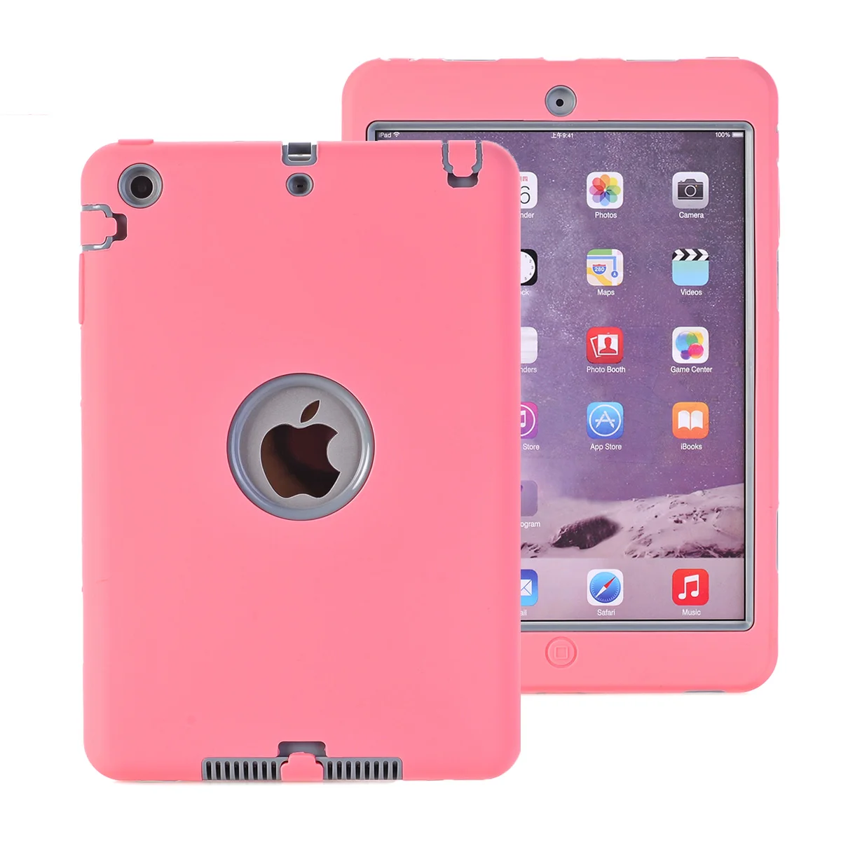 Чехол для iPad Mini 3 2 1 retina Kids безопасный защитный противоударный ударопрочный Ударопрочный силиконовый Жесткий чехол для планшета с защитой от царапин