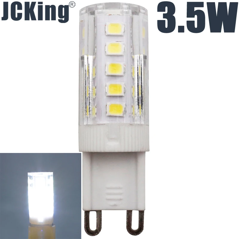 JCKing(упаковка из 10) 3 Вт G9 светодиодный светильник 40 SMD 2835 Светодиодный s AC120V/220 V теплый белый/холодный белый галогенная лампа светодиодный G9 Капсульная лампа