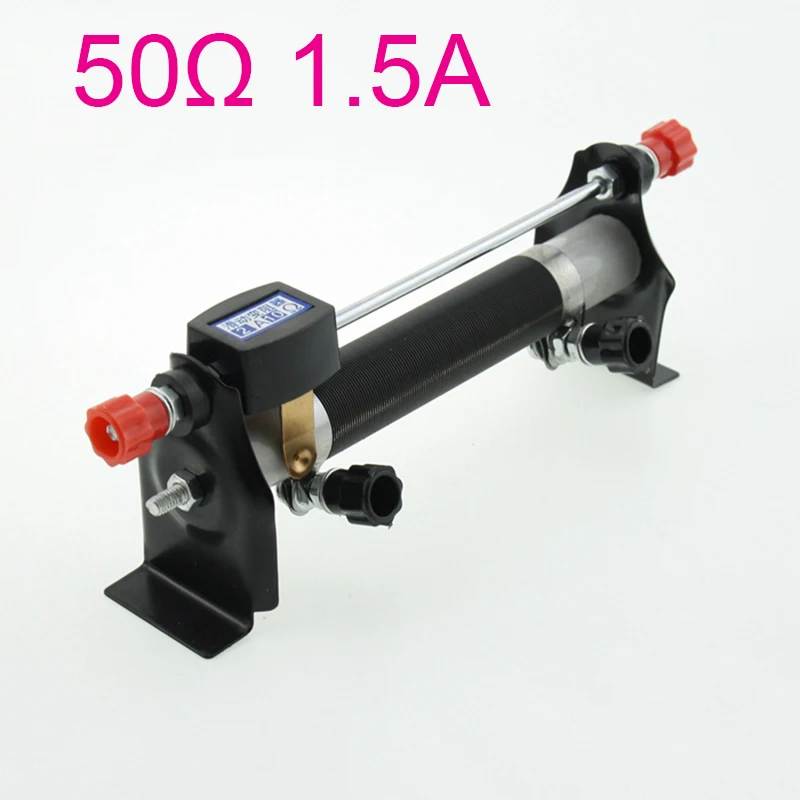 50ohms 1.5A Sliding rheostat Adjustable Varistor Physical electrical