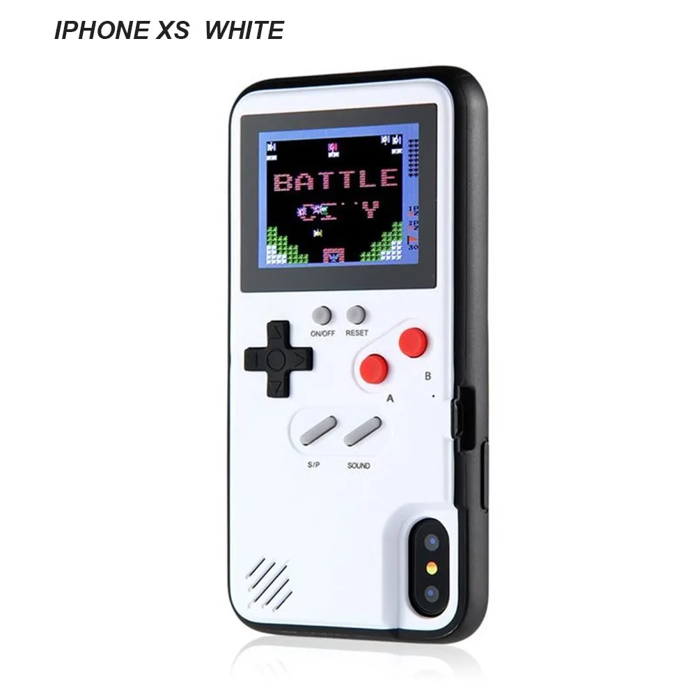 Цветной игровой телефон чехол для iPhone 7 Чехол для iPhone 6 7 8 Plus 6 S 7 S 8 S X XS XR XM игра Футляр TPU чехол для телефона белый