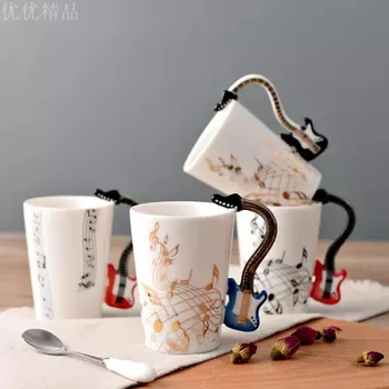 

Driankwaer Clarinet piano violin guitar music Mug Cup cup gift musical notes Free shipping