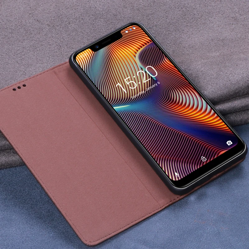 Роскошный кожаный магнитный флип чехол RYKKZ для UMIDIGI A3 Pro 5 7 ''Чехол мобильного