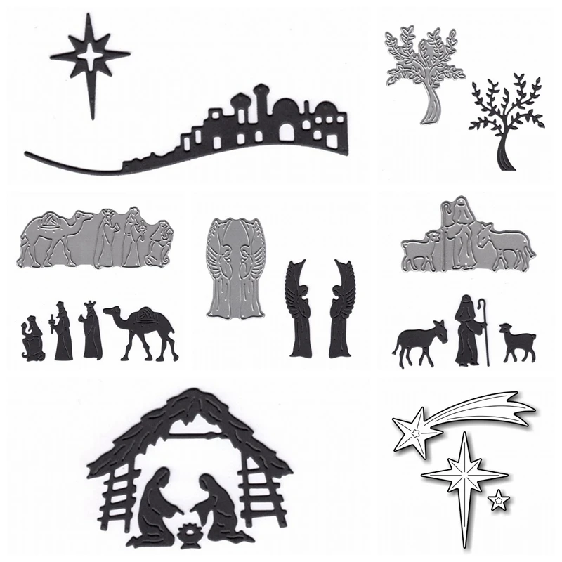 

Event Of Jesus Metal Cutting Dies Stencils For DIY Scrapbooking Decorative Embossing Suit Paper Cards Die Cutting Tools