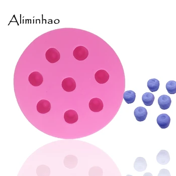 

B1016 3D Raspberry Blueberry mold DIY cake Silicone Mold Sugarcraft dessert Candy Chocolate Molds Fondant Cake Decorating Tools