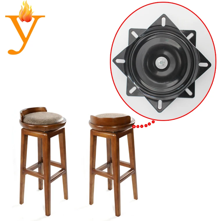

360 Degrees Rotation Full Bearings Mini Rotation Plate For Rotate Bar Chair Or Bar Table