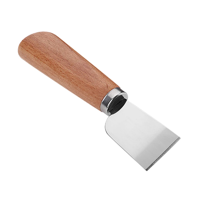 

Wood Color Diy Leather Craft Skiving Sharp Handle Knife Leathercraft Handwork Diy Tool New