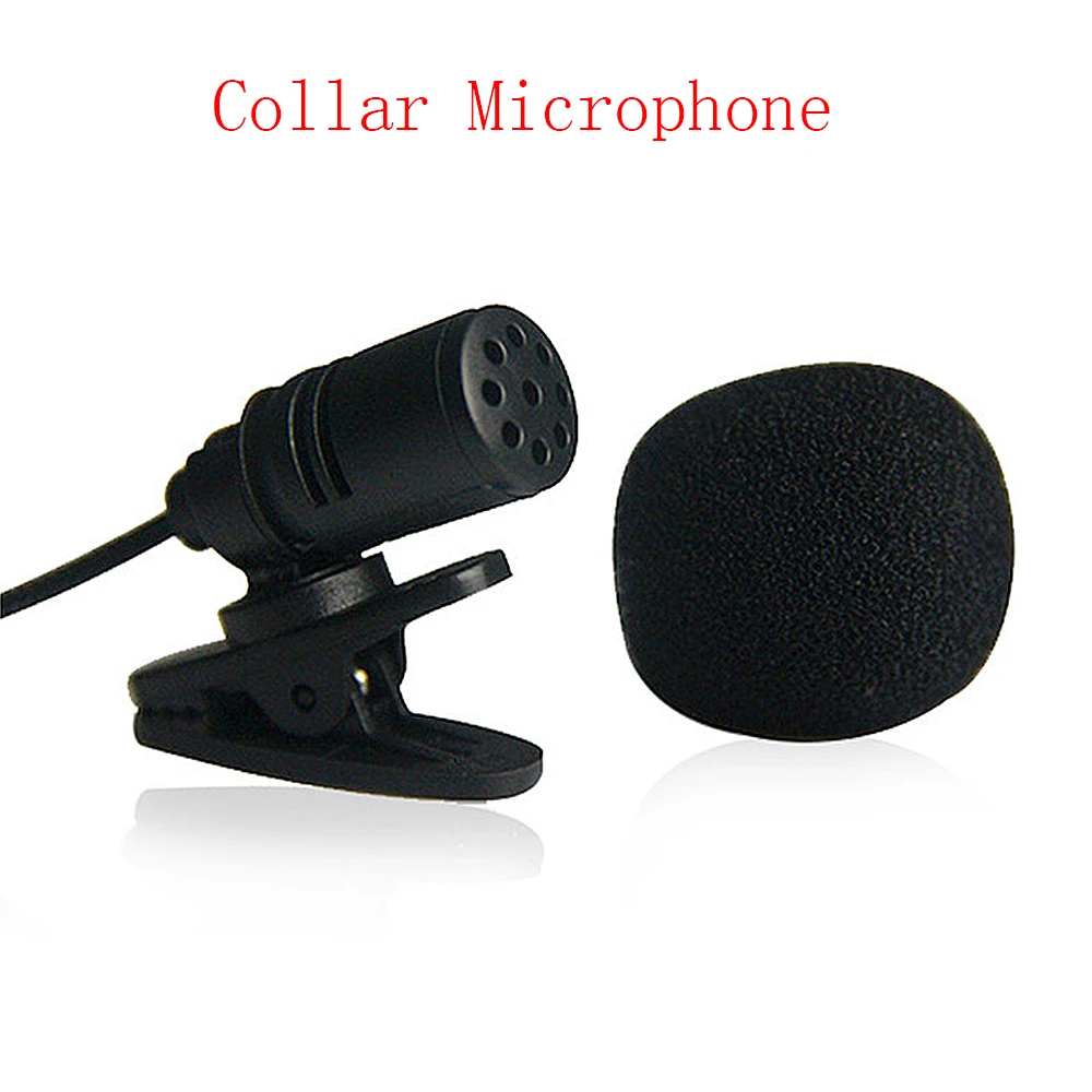 

3.5mm Microphone Mic for IOS Android Cell Phone Microphone for Cellular Clip-on Microphone Collar Phone Lapel Microphones