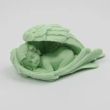 

3d Angel Baby Birthday Party Gift Silicone Mold Candle Chocolate Soap Mould DIY Desktop Decorating Plaster Craft Making Molds