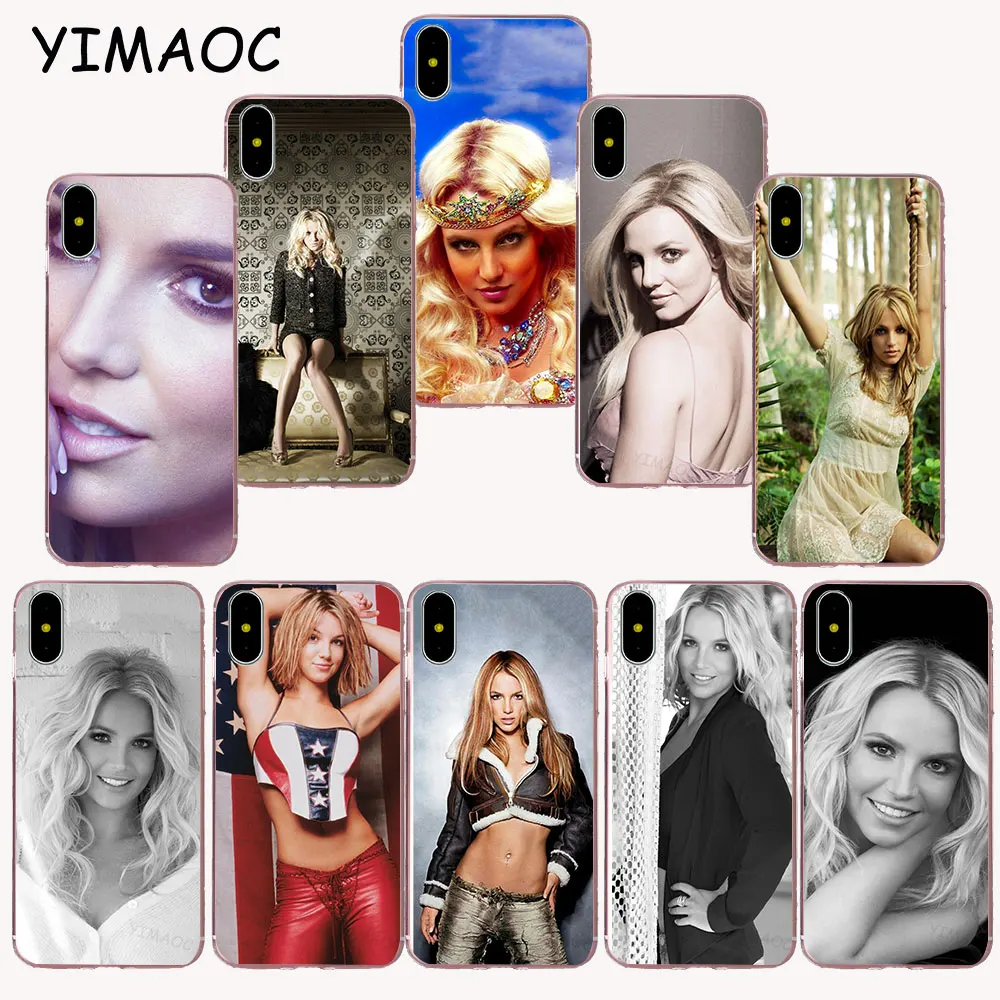 

YIMAOC 87z Britney Spears Soft TPU Silicone Case for iPhone X r s Xr Xs Max 8 7 6S 6 Plus 5 5s SE