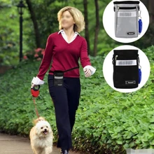 Портативная сумка для обучения собак на открытом воздухе, сумка для собак, сумка для хранения корма, сумка для щенков, сумка для закусок, съемная поясная сумка с поясом