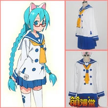 Vocaloid Hatsune Miku Vocaloid cos traje de marinero gato uniforme escolar cosplay traje adulto animado ropa
