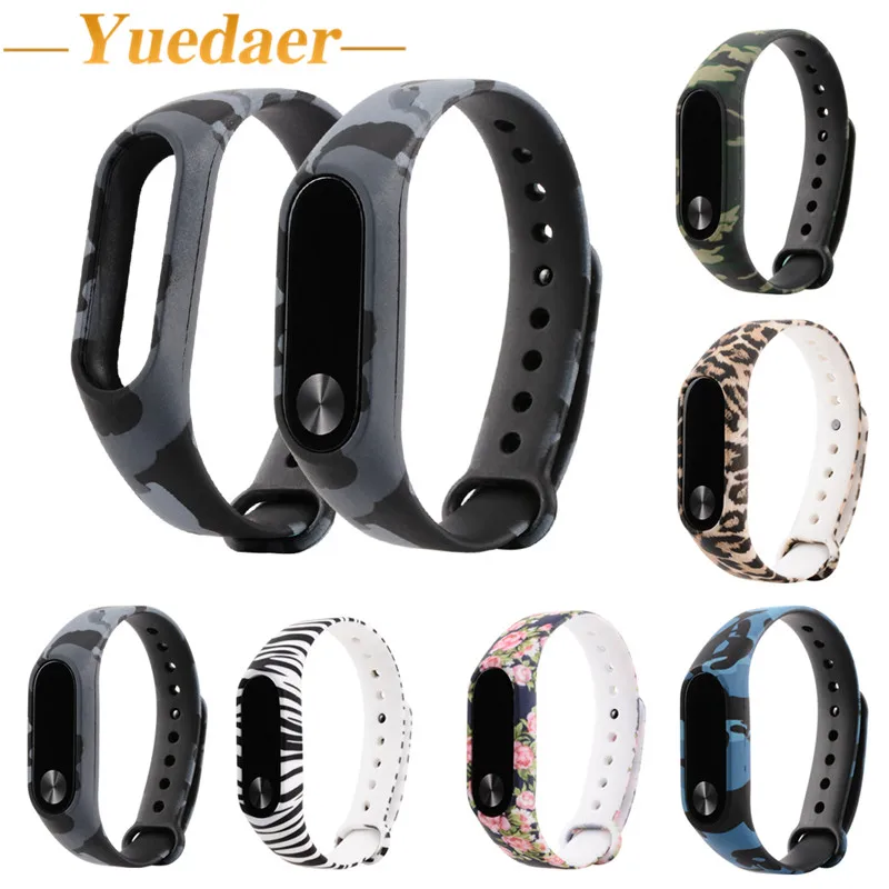 Ремешок для Mi band 3 спортивный Камуфляжный мультяшный браслет Xiaomi Band 2 cinтурин