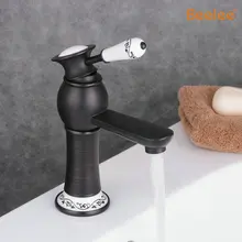 Недавно сша бесплатная доставка опт и розница старинные мода Bathrom раковина бассейна кран масло втирают бронзовый смесителя на бортике