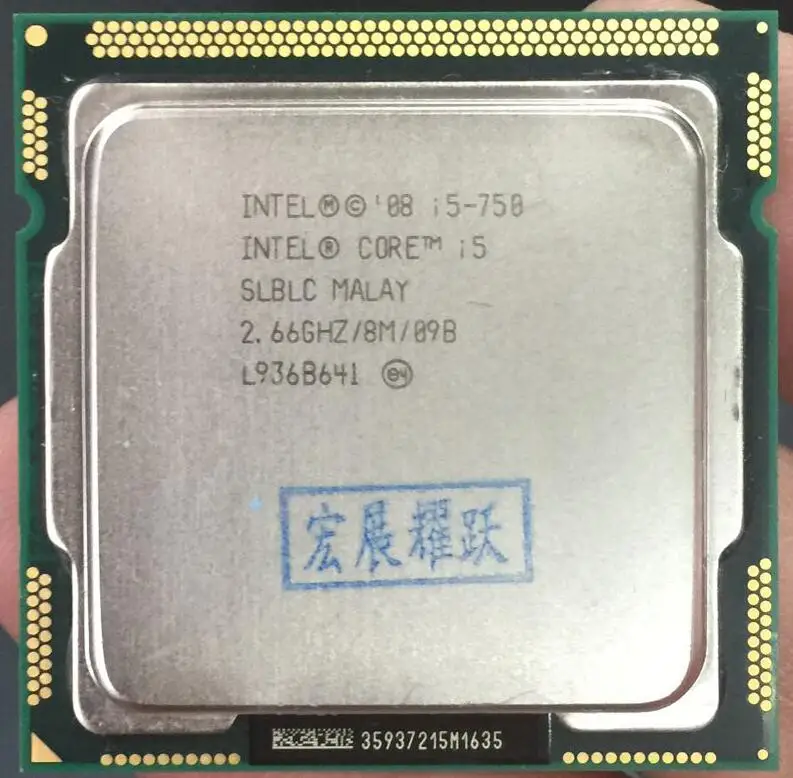 Intel Core i5-750 Quad-Core 2.66GHz 8M LGA1156 SLBLC Processor