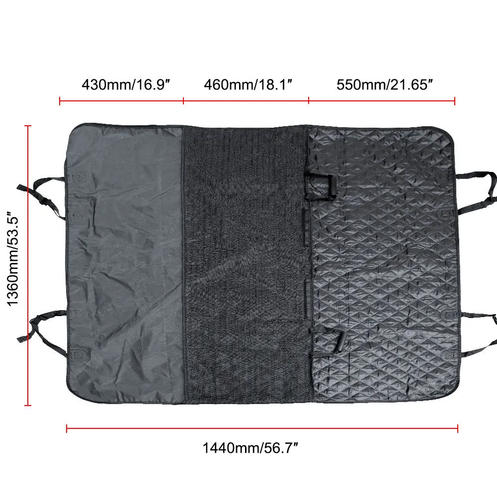 Автомобильные чехлы для собак, автомобильные чехлы для грузовиков, роскошные закрылки с полной защитой, отверстия для ремня безопасности, гамак, трансформер для домашних животных, водонепроницаемые Нескользящие