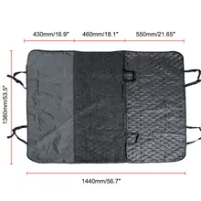 Автомобильные чехлы для собак, автомобильные чехлы для грузовиков, роскошные закрылки с полной защитой, отверстия для ремня безопасности, гамак, трансформер для домашних животных, водонепроницаемые Нескользящие