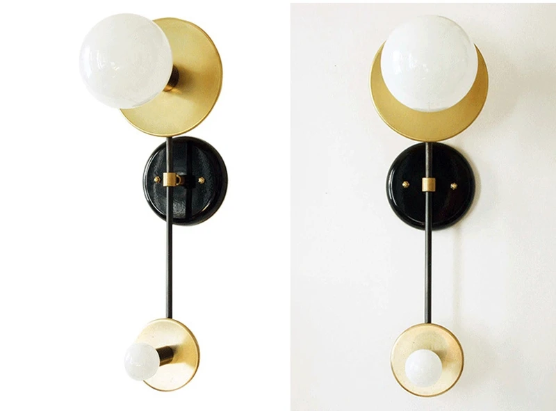 Nordic Post Modern art Wall Lamp Study Bedroom Bedside Lamp Creative Design Corridor Hotel Living Room Decorative Wall Light (4)