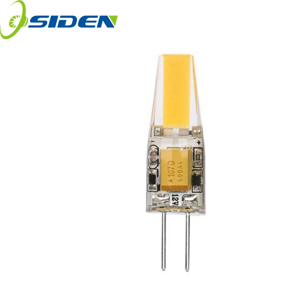 OSIDEN 10 шт./лот Светодиодная лампа DC 12 В G4 1505led cob подсветка кукурузная белый/теплый