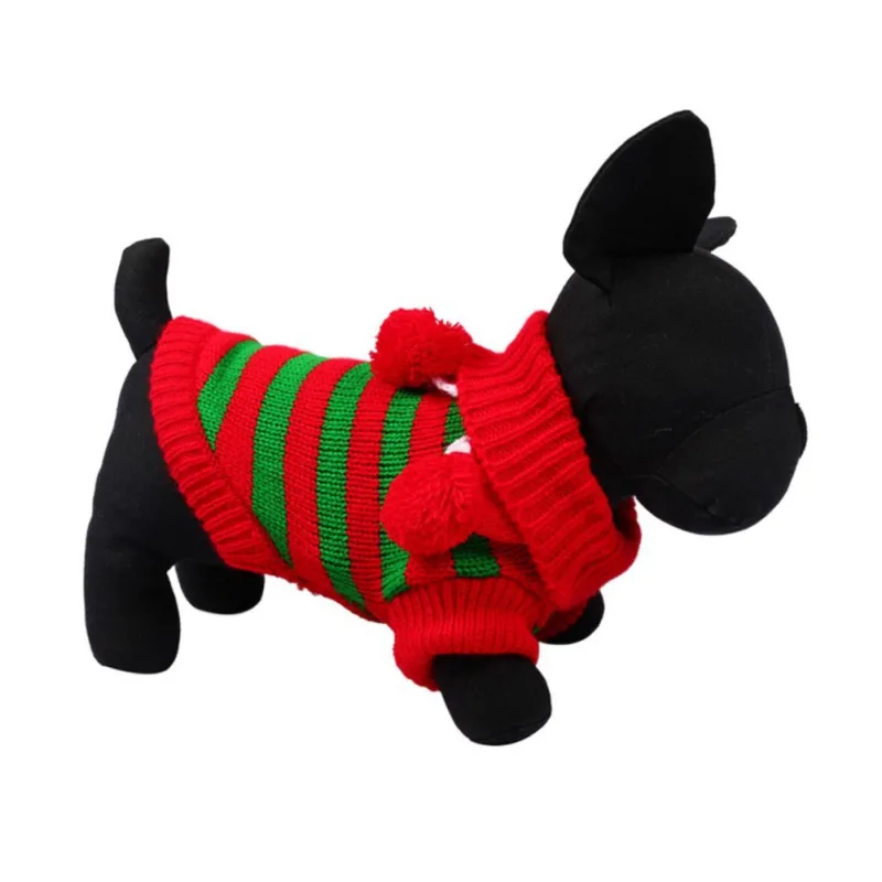 Свитер для собаки Рождественский костюм милая одежда с героями мультфильмов для маленьких Одежда для собак костюм платье Рождественская Одежда для собак Китти