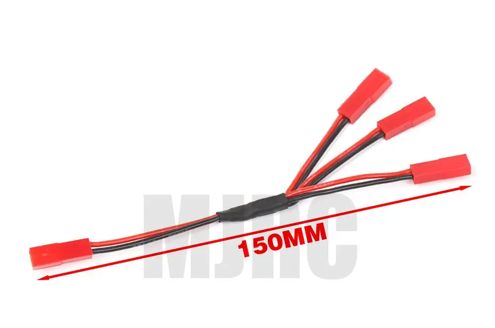 MJRC Three In One Cable Esc Power Supply External Wiring Jst For 1/10 Rc Crawler Car Defender Traxxas Trx4 Tactical Unit Bronco - Image 3