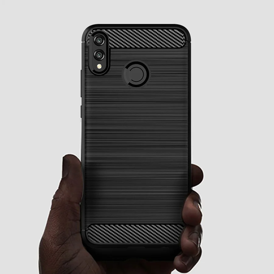 

Case for Huawei Honor 8X Case Huawei Honor 9X Pro Carbon Fiber TPU Shockproof Cover Phone Luxury Cases Honor 8X