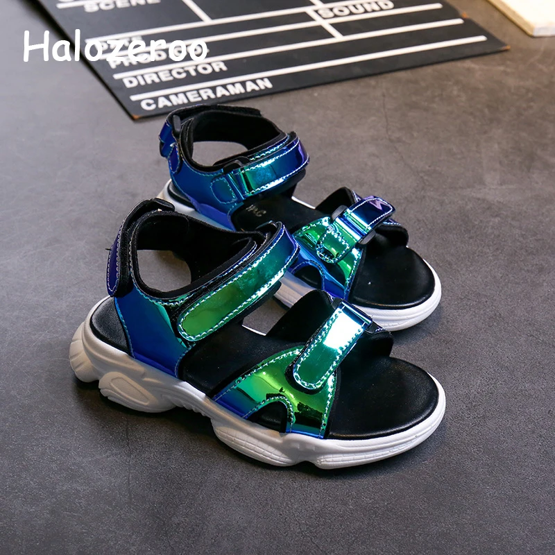 

New Summer 2019 Baby Girls Beach Sandals Boys Mesh Shoes Toddler Casual Sandals Children White Brand Flats Soft Fashion Sandals