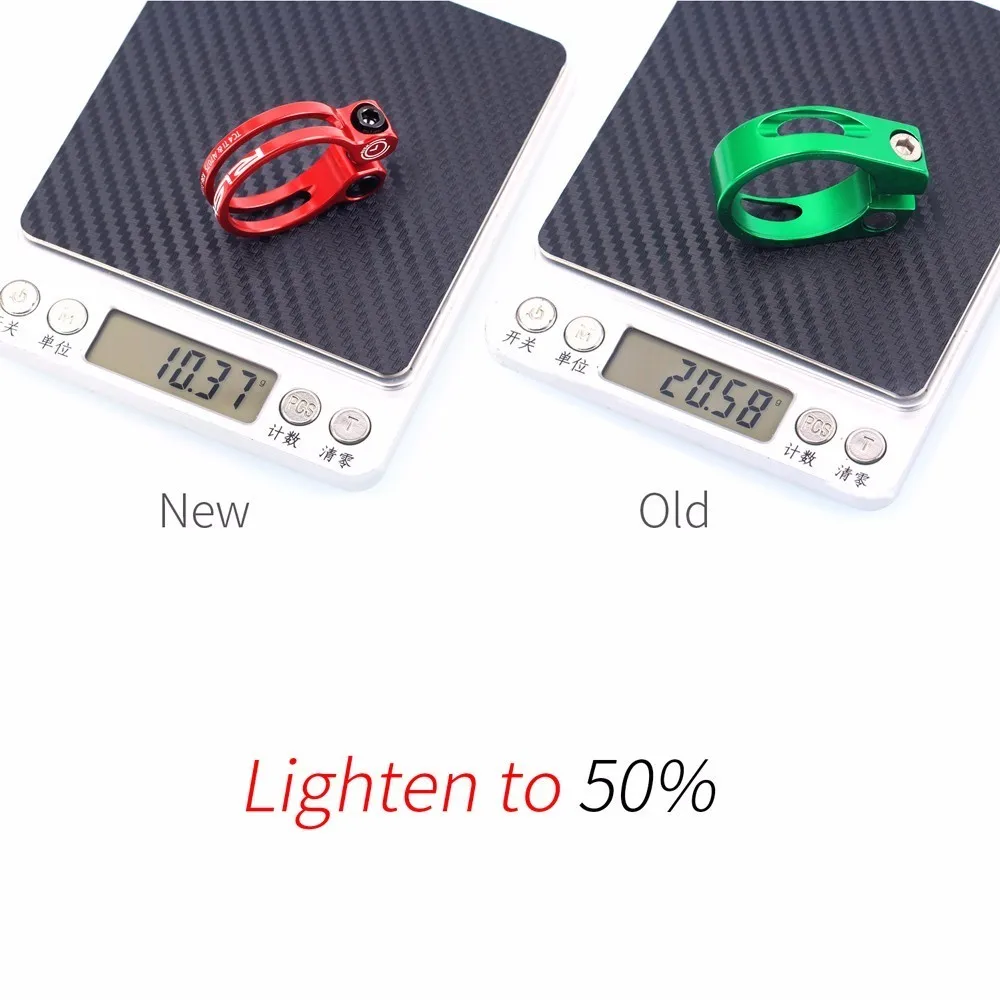 Abrazadera Rápida Para Tija De Sillín - Aleación Aluminio, 34.9 Mm, Color Titanio