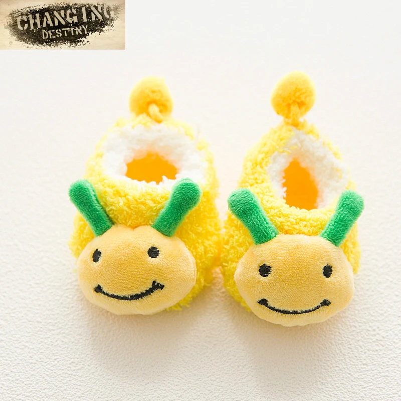 0-2 Years Old Floor Socks Autumn and Winter Explosions Coral Fleece Not Lint Hand-stitched Cartoon Head Baby Socks Floor Socks 0-2 Years Old Floor Socks Autumn and Winter Explosions Coral Fleece Not Lint Hand-stitched Cartoon Head Baby Socks Floor Socks