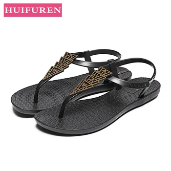 

Women Beach Sandals 2019 Brand Summer Shoes Woman Flat Slides Fashion Flip Flops Female Slip On Sandals Female Sandalias Mujer