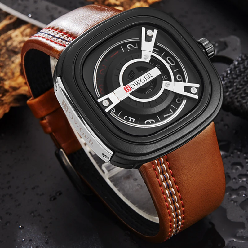 

Top Brand Square Quartz Men Watch Business Clock Steel Luxury Male Military Sport Wrist Waterproof Watches relogio masculino