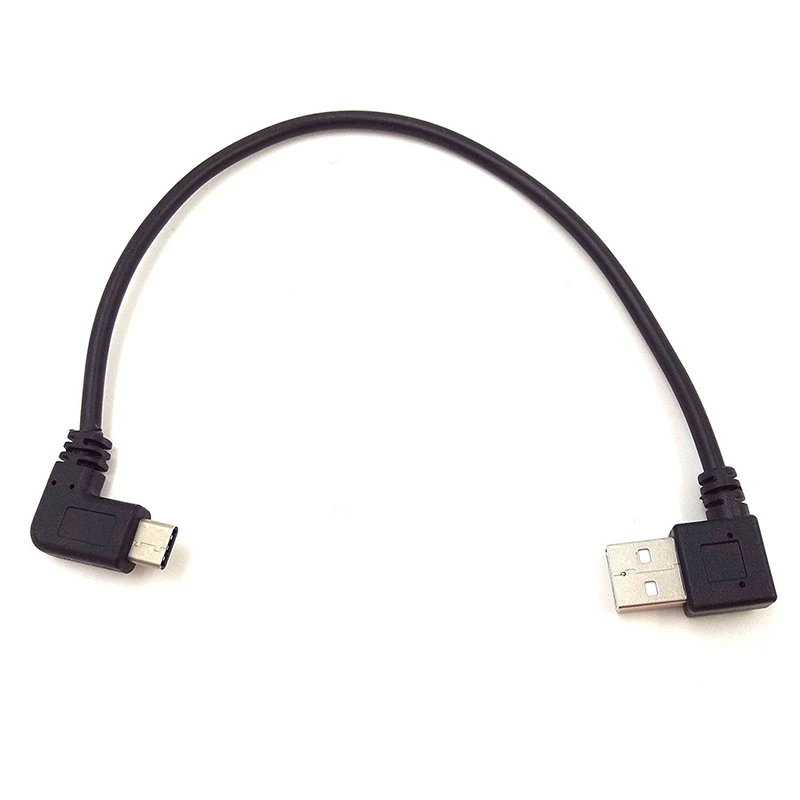

Type C 90 Degree Cable Male to USB 3.1 C (Type C) Male Left Right Angle Sync and Charge Converter Adapter Cable Cord 10 inch