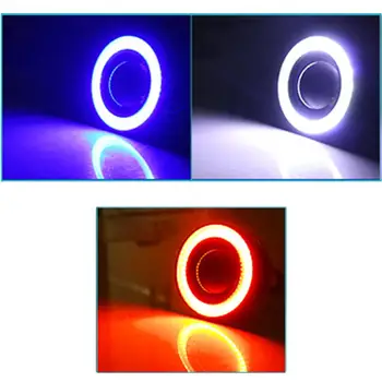 

Adeeing 2Pcs/lot 3inch Car Fog lights Universal Waterproof 1200Lm Angel Eyes COB LED DRL Driving Lights 30W Auto Fog Lamp