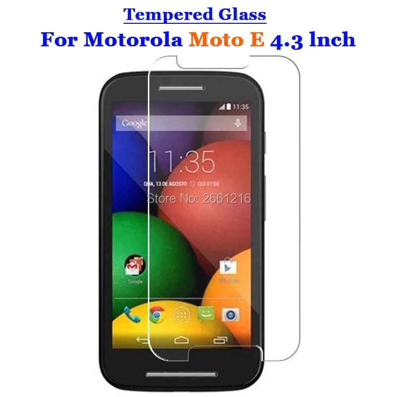Per Moto E 1St Gen Vetro Temperato 9 H 2.5D Premium Protezione Dello Schermo Pellicola Per Motorola Moto E 1St Gen Xt1021 Xt1022 Xt1025 4.3"