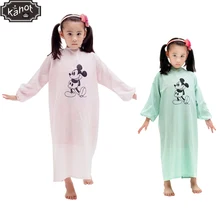 1 шт., 3" x 39", для детей, для стрижки волос, водонепроницаемая накидка, моделирование бороды, Парикмахерская, одежда с изображением мышки, зеленый/розовый цвет