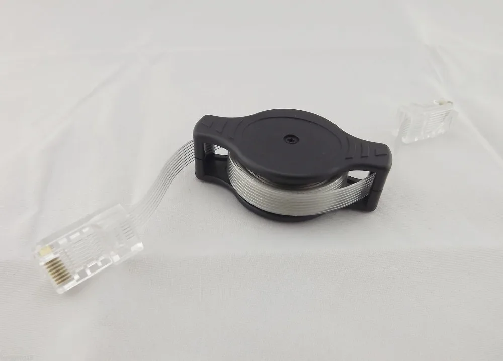 1pcs Retractable RJ45 CAT5 Lan Network Male To Male Cable Cord 1.5m 5ft on Aliexpress