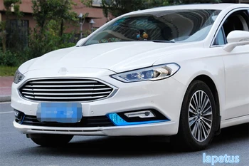 

For Ford Mondeo / Fusion 2017 2018 Front Foglight Fog Lamp Eyelid Eyebrow Sticker Protector Cover Decoration Trim 2 Piece / Set