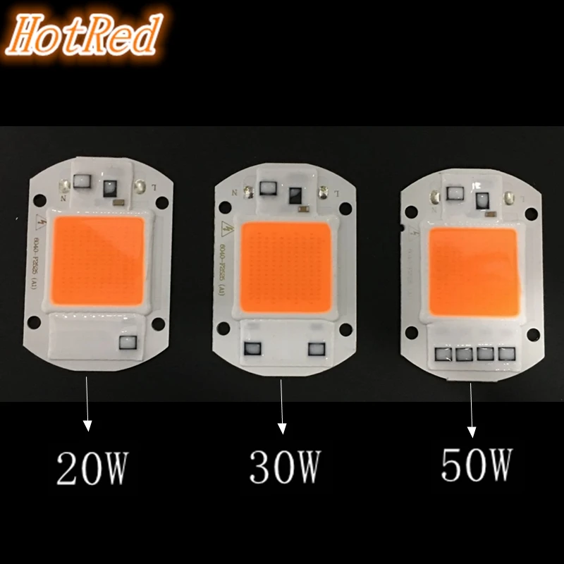10PCS-AC220V-110V-20W-30W-50W-Driverless-COB-LED-Full-Spectrum-LED-Light-Grow-Chip-Smart