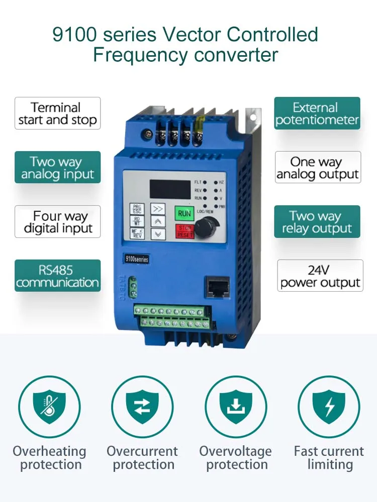 para o ce Fase de Saída Conversor de Frequência Movimentação do Motor Fase de Entrada e 3 Russo 4kw 1 ac Vsd Vfd 50 hz Inversor 220v 1.5kw - 2.2 1 Para o ce russo 220v 1.5kw 2.2